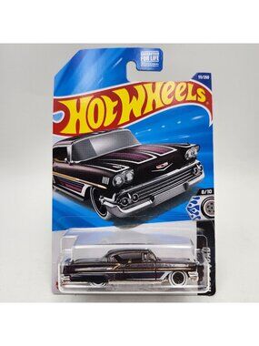 Hot Wheels 58 Chevy Impala Metallic Dark Brown 2025 Rod Squad 8/10 111/250